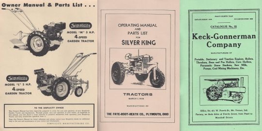 Shop Other Garden Tractor Manuals Now